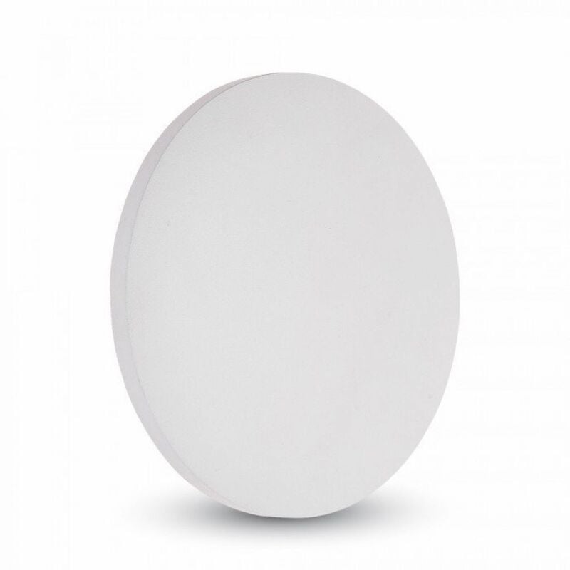 foto del prodotto vt 743 lampada led da muro rotonda 8w applique da esterno alluminio 160lm w colore bianco luce 4000k ip65 sku 217527 v tac