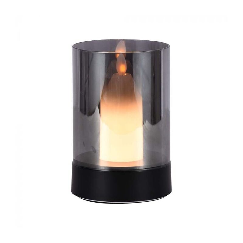 foto del prodotto vt 7564 lampada da tavolo candela led 2w 3000k con batteria ricaricabile con sensore movimento colore nero sku 10567 v tac