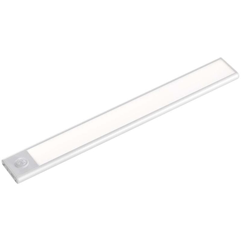 foto del prodotto vt 8143 lampada armadio led ricaricabile 2.5w con sensore pir colore argento 60cm 3000k ip20 2969 v tac