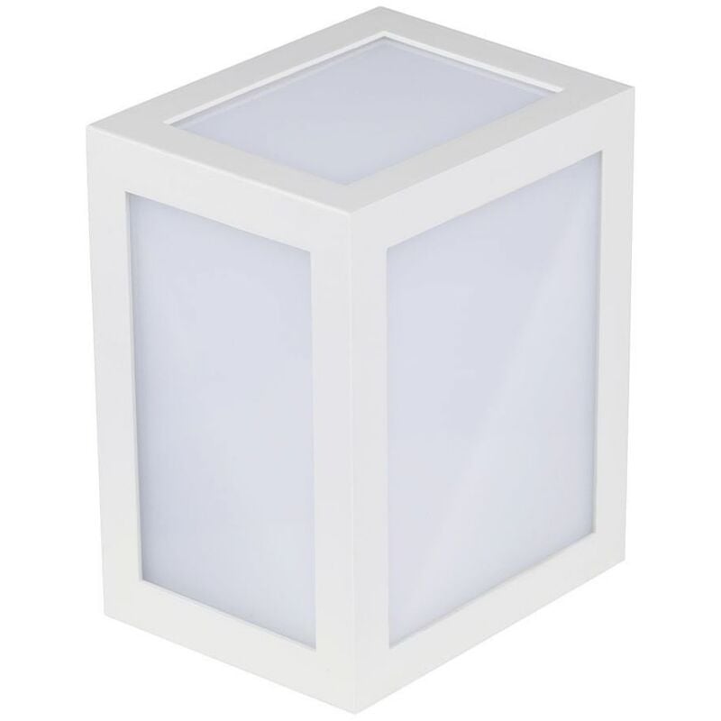 foto del prodotto vt 822 lampada applique led 12w a lanterna cubo luce bianco caldo 3000k sku 8334 v tac