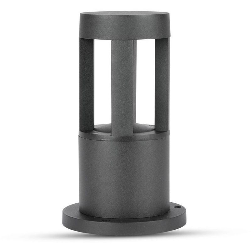 foto del prodotto vt 830 lampada led cob da giardino 10w fissaggio a terra 25cm nero ip65 bianco naturale 4000k sku 128323 v tac