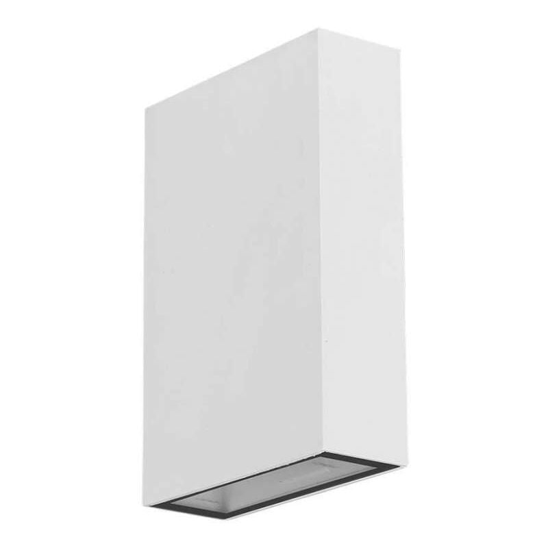 foto del prodotto vt 844 lampada led da parete 4w colore bianco applique da muro rettangolare cob bianco doppio fascio 3000k ip65 sku 218560 v tac