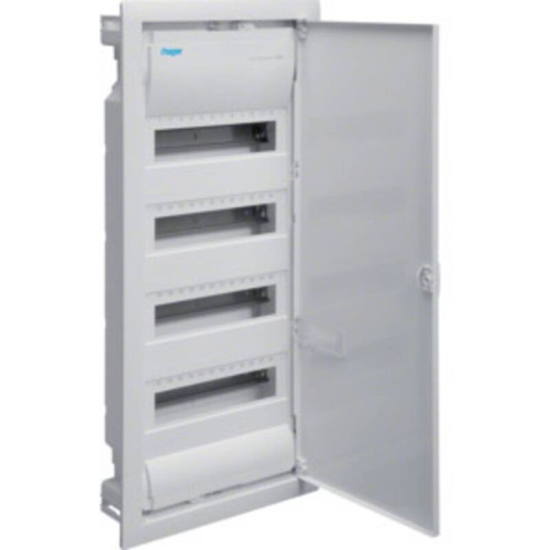 foto del prodotto vu48nc armadio di distribuzione da incasso numero divisori 48 numero di righe 4 contenuto 1 pz. - hager