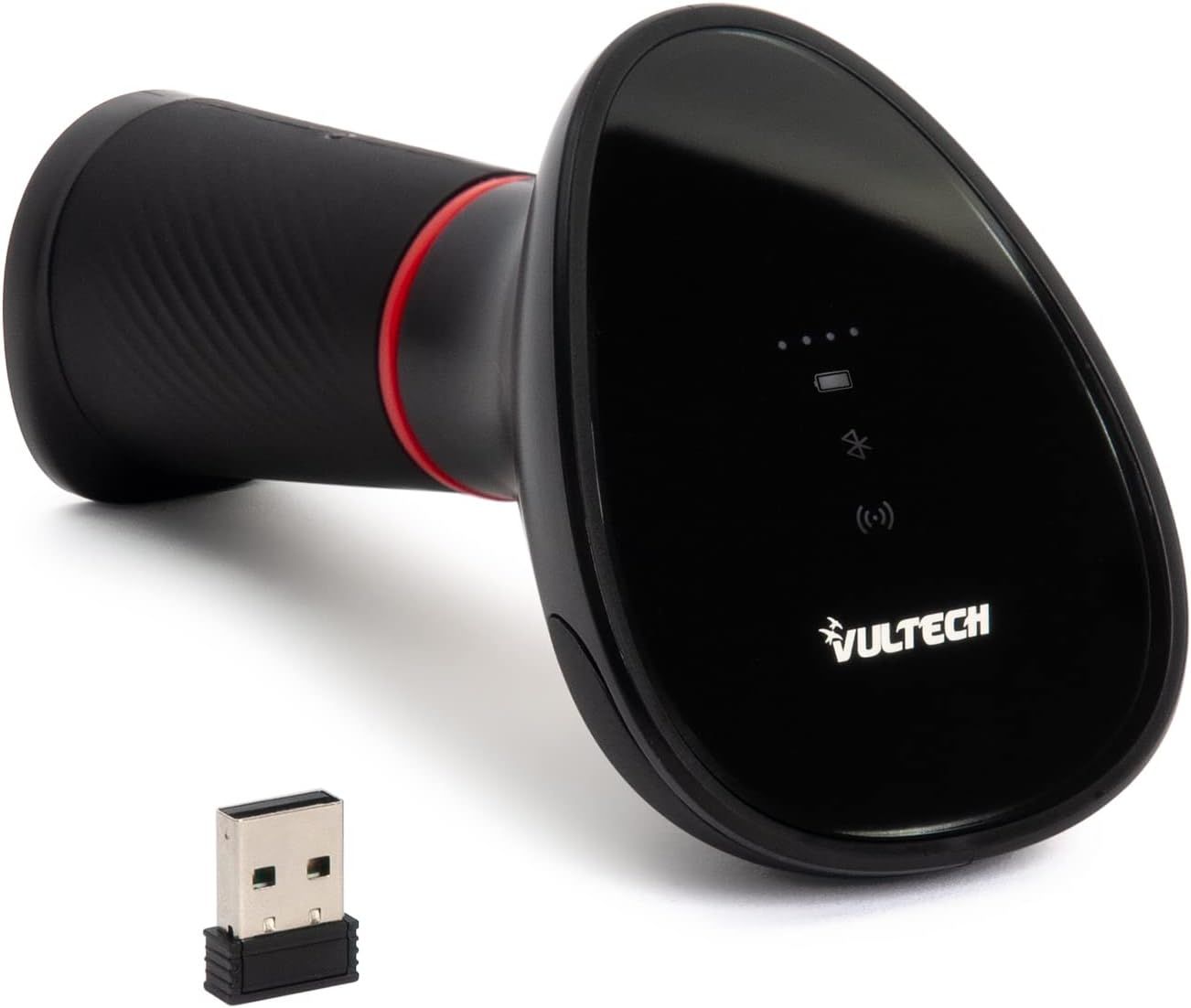foto del prodotto vultech barcode scanner wireless 2.4 ghz e bluetooth 1d 2d