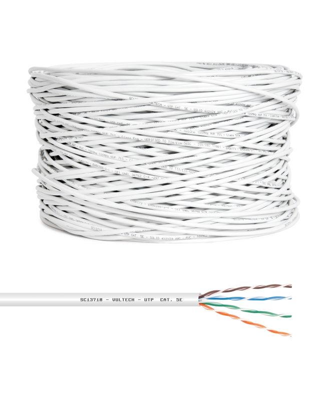 immagine 0 del prodotto vultech matassa lan 305m cat. 5e utp 24awg cu cpr pass