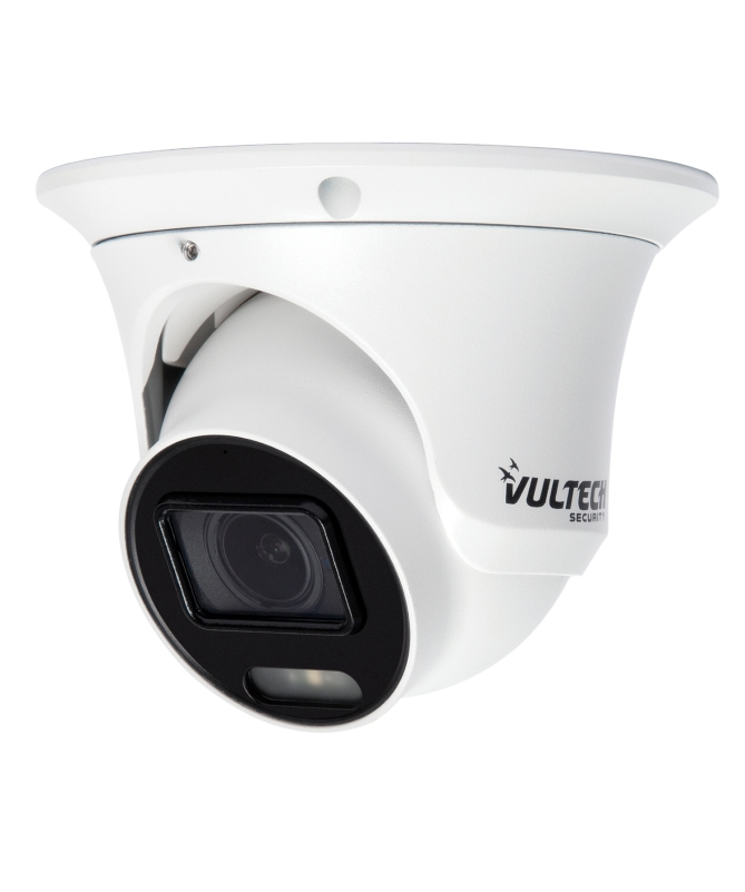 foto del prodotto vultech security ip camera eco 8mp dome ottica varifocale motorizzata 2,7 13,5 mm varifocale poe ip67 h265 con microfono e slot sd