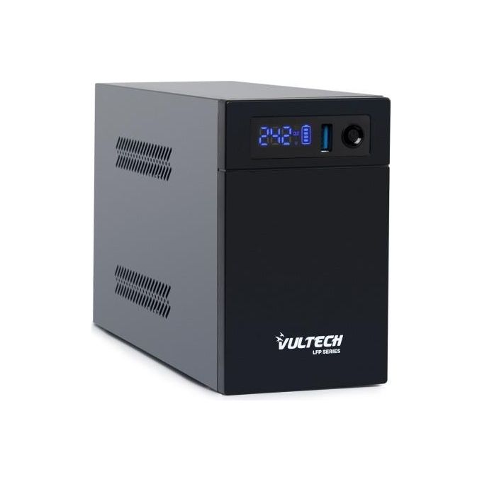 foto del prodotto vultech ups1000va-lfp ups 1000va gruppo di continuita' line interactive con schermo led