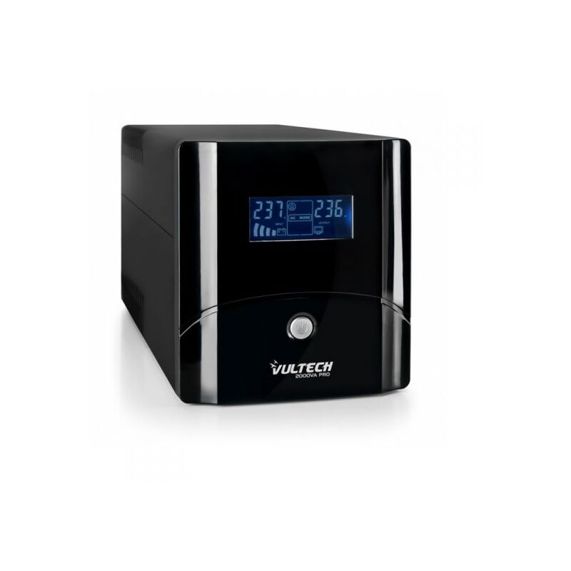 foto del prodotto vultech ups2000va pro gruppo di continuit line interactive con lcd 4 prese 1 presa iec13