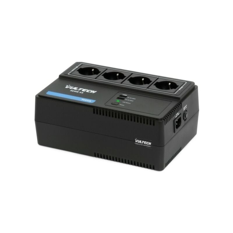 foto del prodotto vultech ups700va xs gruppo di continuit 700va 4x bipasso schuko 2x usb