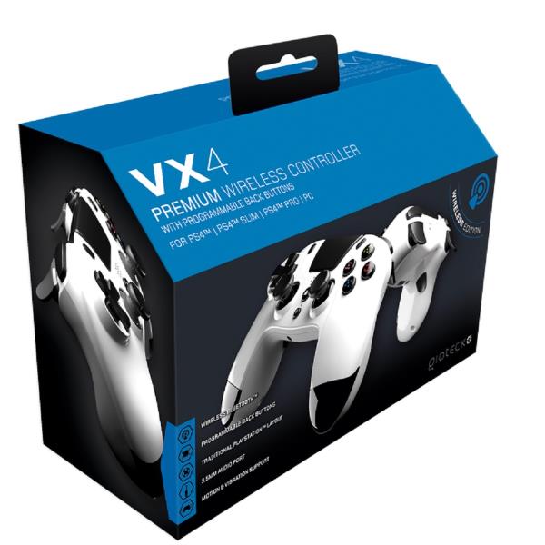 foto del prodotto vx4 wireless gamepad ps4 pc wht