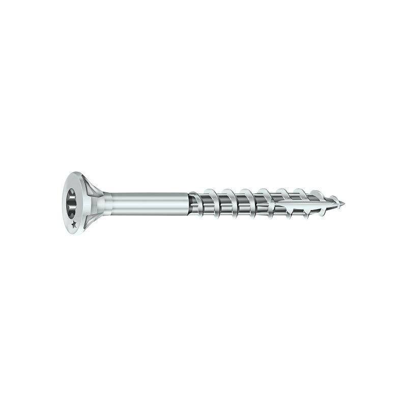 foto del prodotto vynex vite a testa svasata a stella acciaio zincato 6x150 70 confezione da 100 351400025078