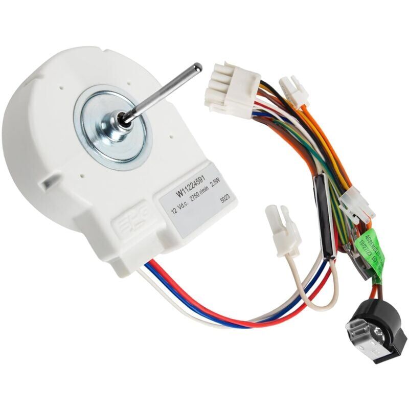 foto del prodotto w11224591 moteur de ventilateur d vaporateur compatible avec r frig rateur cong lateur whirlpool kitchenaid maytag ikea, pi ce de rechange w10728111