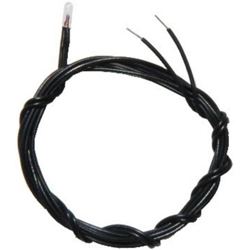 foto del prodotto w3 8 lampadina a incandescenza subminiaturizzata 3 v 0.05 w con cavo trasparente 1 pz. beli beco