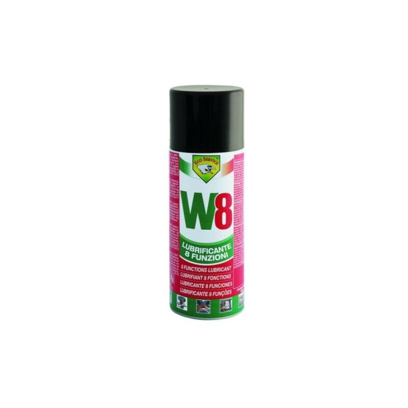 foto del prodotto w8 sbloccante biodegradabile otto funzioni spray 400 ml eco service alta qualit 