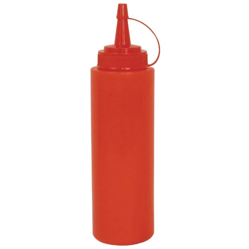 foto del prodotto w833 squeeze sauce bottle, 35 oz, rosso vogue