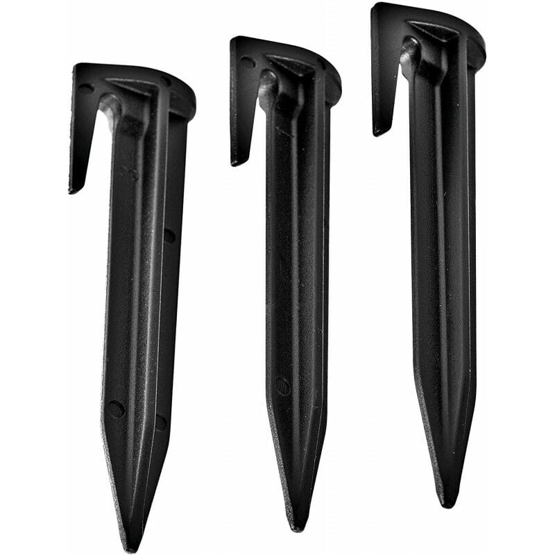 foto del prodotto wa0179 picchetti per fissaggio filo perimetrale robot rasaerba landroid, 1 confezione da 100 pz, nero worx