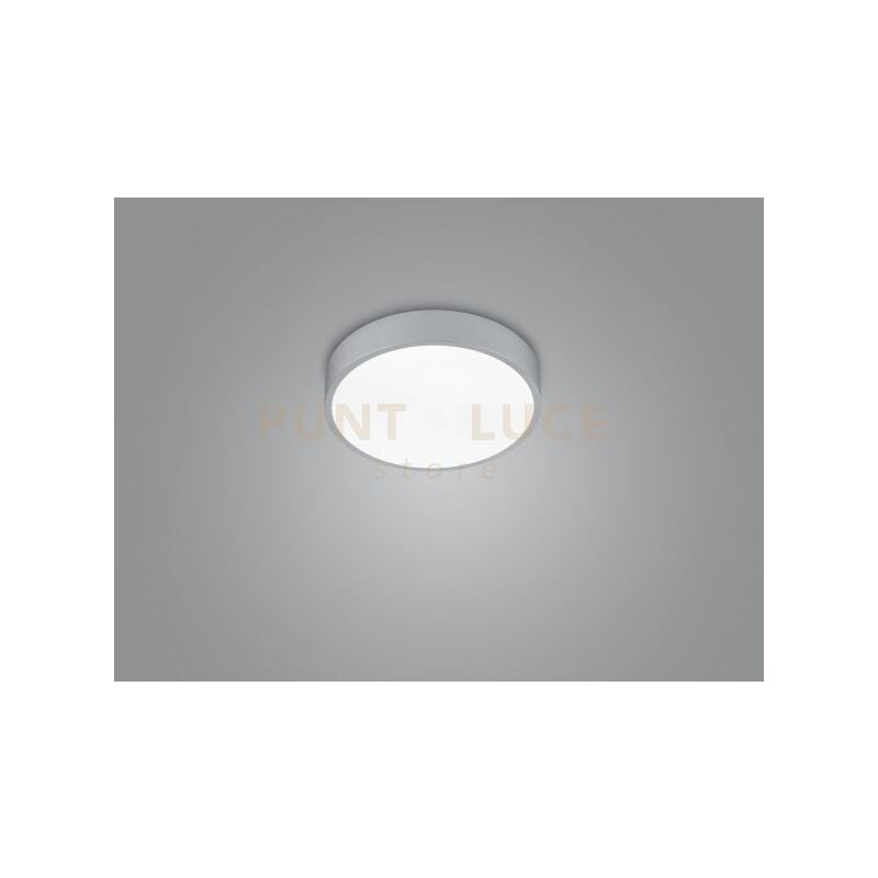foto del prodotto waco plafoniera led 28w 3200lm, 2300 3000 4000k dimmerabile metallo alluminio con interruttore per variazione temperatura di colore led d. 31cm