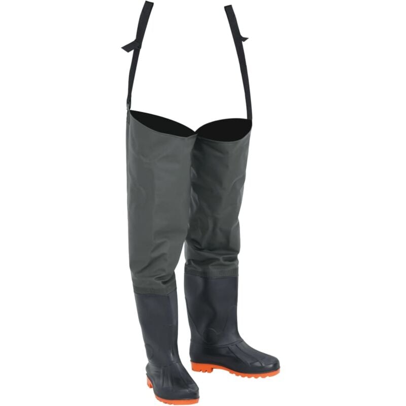foto del prodotto waders verde scuro misura 39 vidaxl