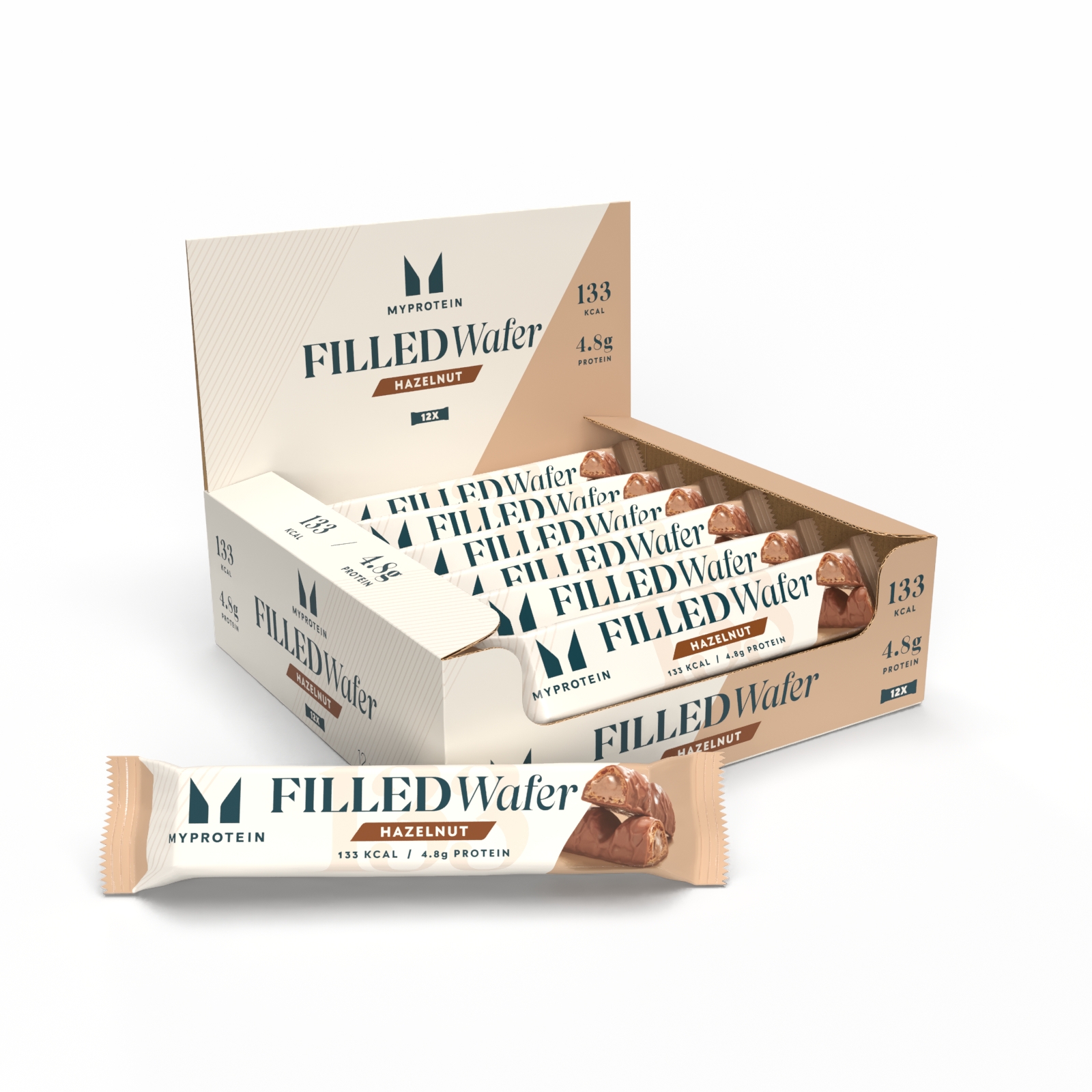 foto del prodotto wafer ripieno 12x24g nocciola