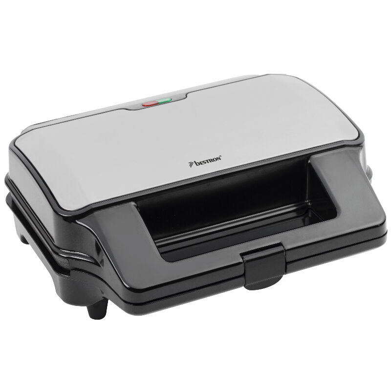 foto del prodotto waffle tostapane grill 3in1 900w nero acciaio inossidabile asg90xxl bestron