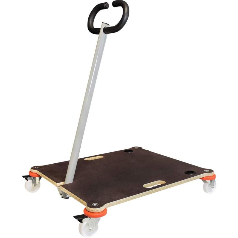 foto del prodotto wagner carrello da trasporto carrello impilabile mm 1377 i 70 x 60 cm ideale per impilare sedie i con timone i portata 200 kg i salvaspazio,