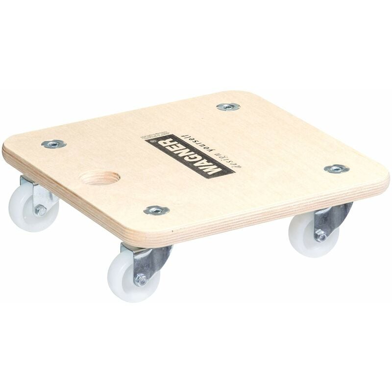 foto del prodotto wagner carrello da trasporto mm 1352 i 29 x 29 cm i per carichi pesanti e mobili i portata 250 kg i foro di presa i i molto mobile i certificato