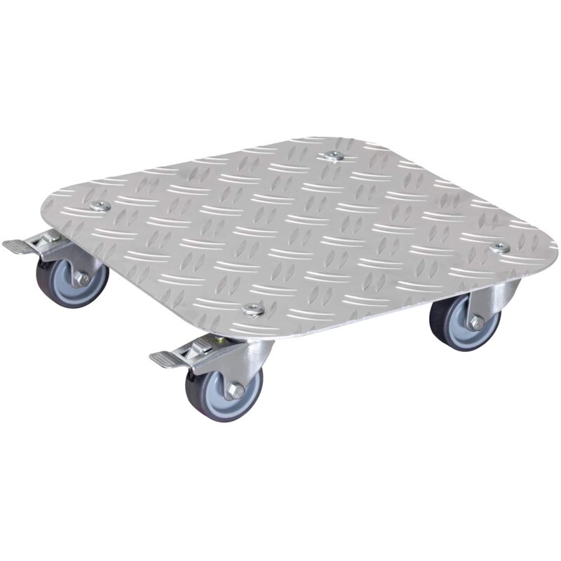 foto del prodotto wagner carrello per piante alaska 29 x 29 x 7,5 cm i carrello per fiori per interni ed esterni i portavaso in alluminio con ruote i 2 ruote con