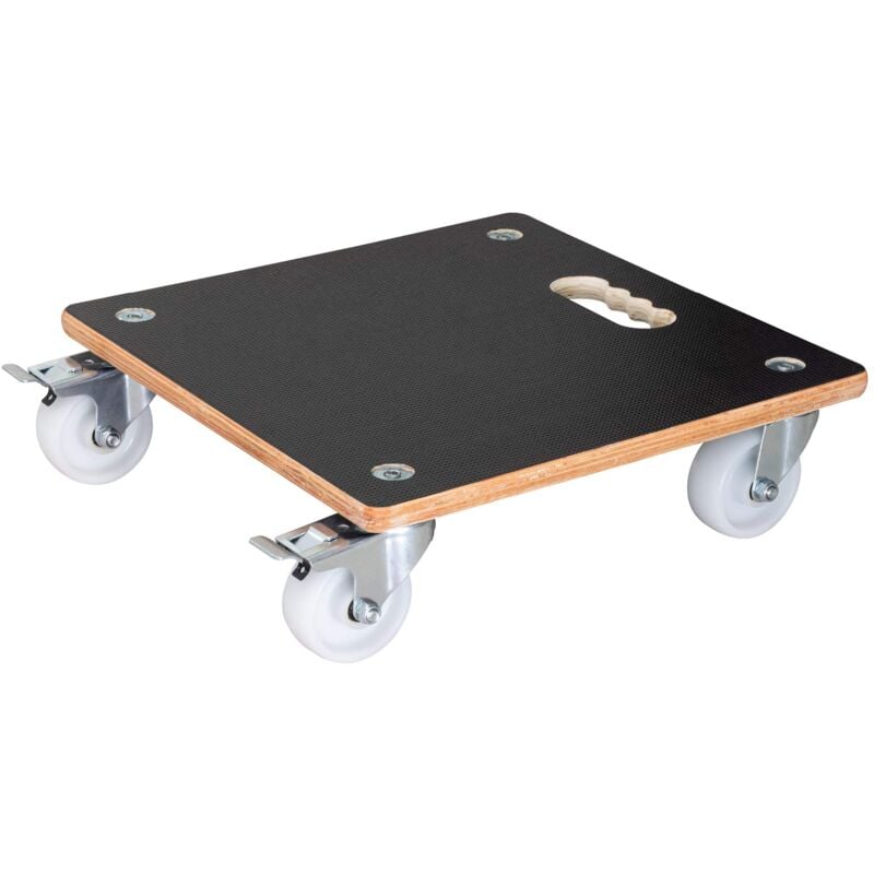 foto del prodotto wagner carrello per piante maxigrip 38 x 38 x 11 cm i portavaso per interni ed esterni i carrello in legno fsc con 2 ruote con freno i portata 250