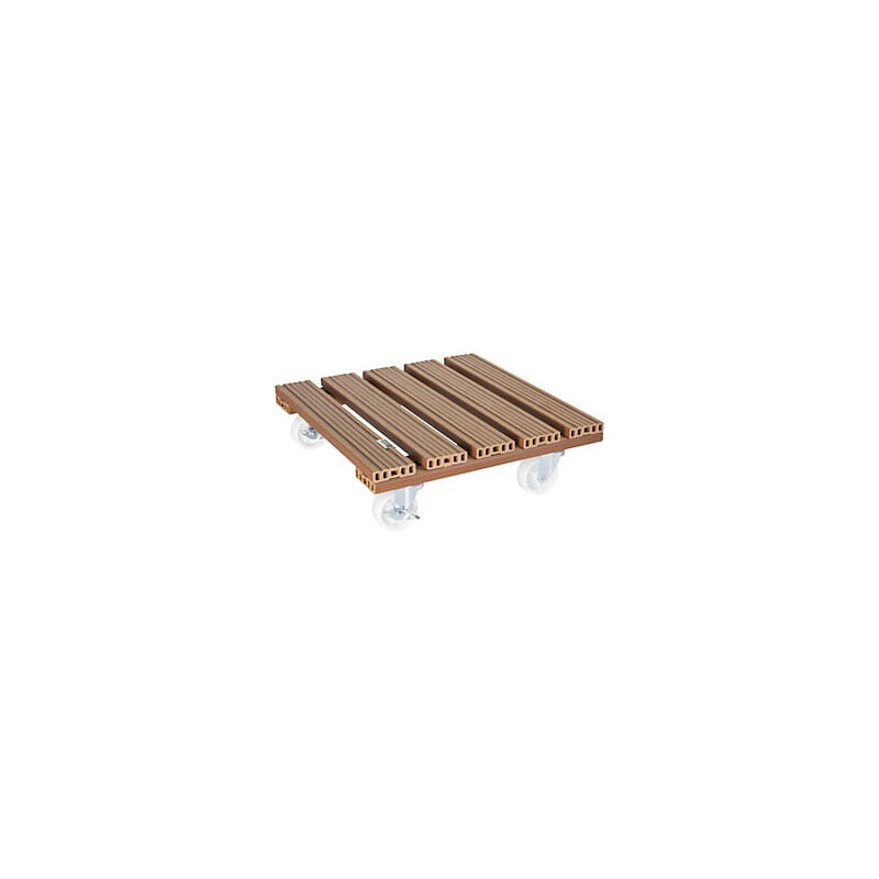 foto del prodotto wagner carrello portavasi wpc portata 120 kg lungh x largh
