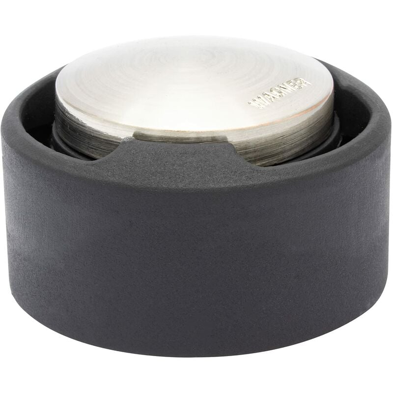 foto del prodotto wagner fermaporta avvitare o incollare diametro 52 x 30 mm i fermaporta a pavimento i corpo in zinco pressofuso con effetto inox, protezione