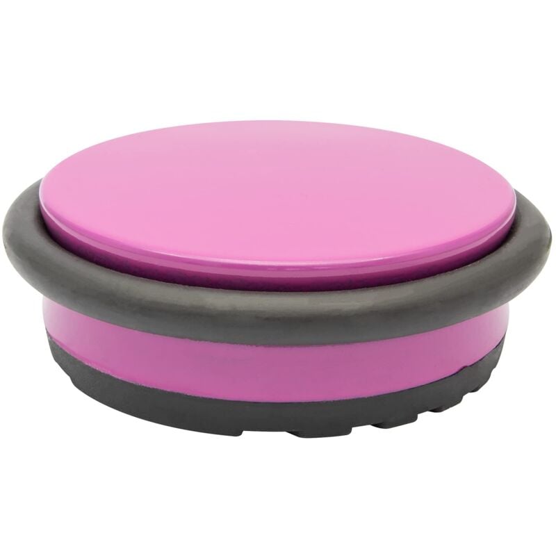 foto del prodotto wagner fermaporta big disk colore pink diametro 98 x 30 mm i fermaporta da posizionare i fermaporta premium in acciaio industriale e gomma