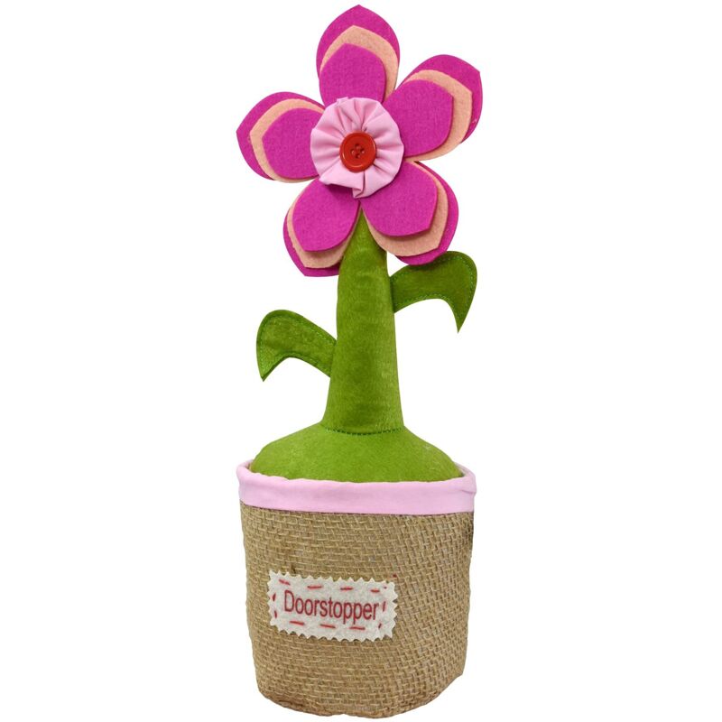 foto del prodotto wagner fermaporta pink flower diametro 14 x 38 cm i fermaporta da posizionare per interni i fermaporta qualit artigianale, decorativo in