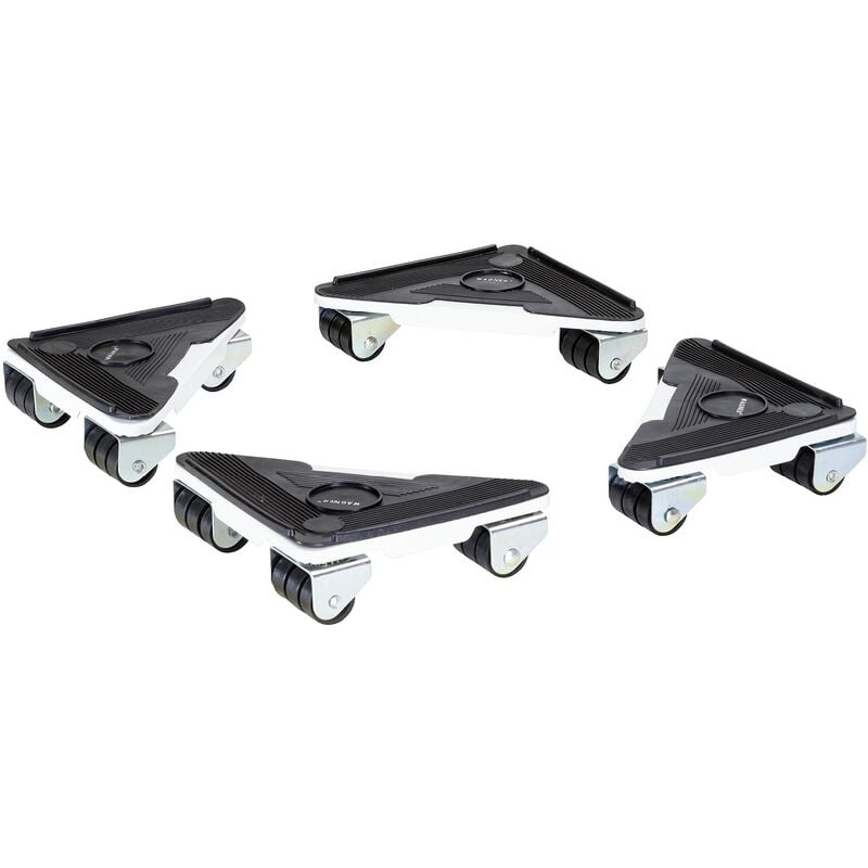 foto del prodotto wagner set da 4 ausili per il trasporto mm 1191 i 17 x 17 x 23 cm i area di carico antiscivolo per il trasporto di merci voluminose i portata 250