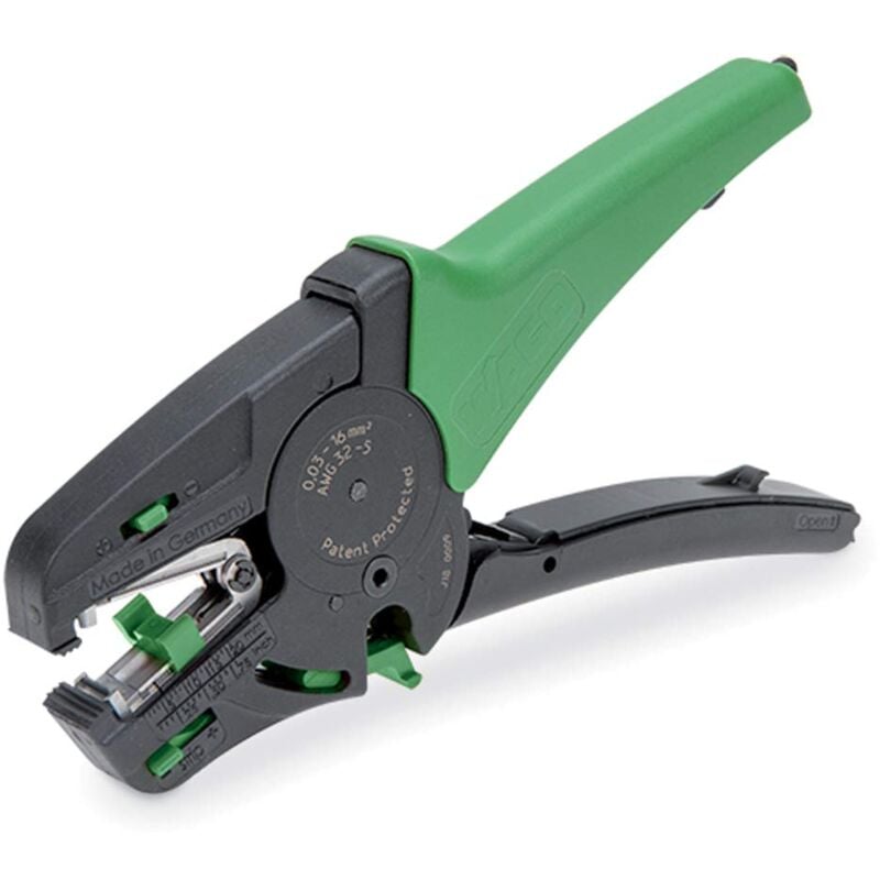 foto del prodotto wago pinza spelafili quickstrip vario 206 1125 per 0,03 mm 16 mm , spelatura rapida e precisa di conduttori sottili e massicci