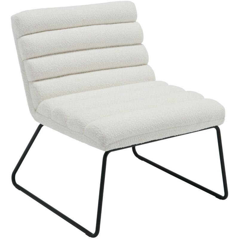 foto del prodotto wahson office chairs poltrona salotto moderno in pelliccia poltroncina senza braccioli sedia da salotto poltrona imbottita per soggiorno, beige