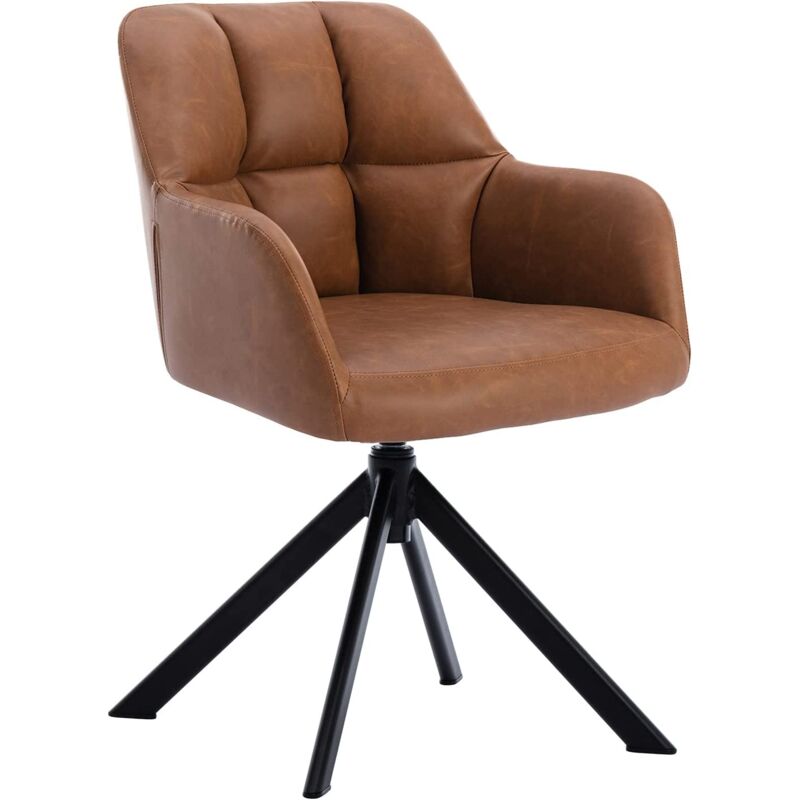 foto del prodotto wahson office chairs sedia da scrivania poltrona salotto girevole poltroncina imbottita moderna,sedia ufficio in pu per ufficio, wahson, marrone