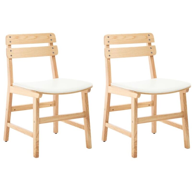 foto del prodotto wahson office chairs set di 2 sedie da pranzo sedie classiche con schienale in rattan per sala da pranzo, beige, chairus