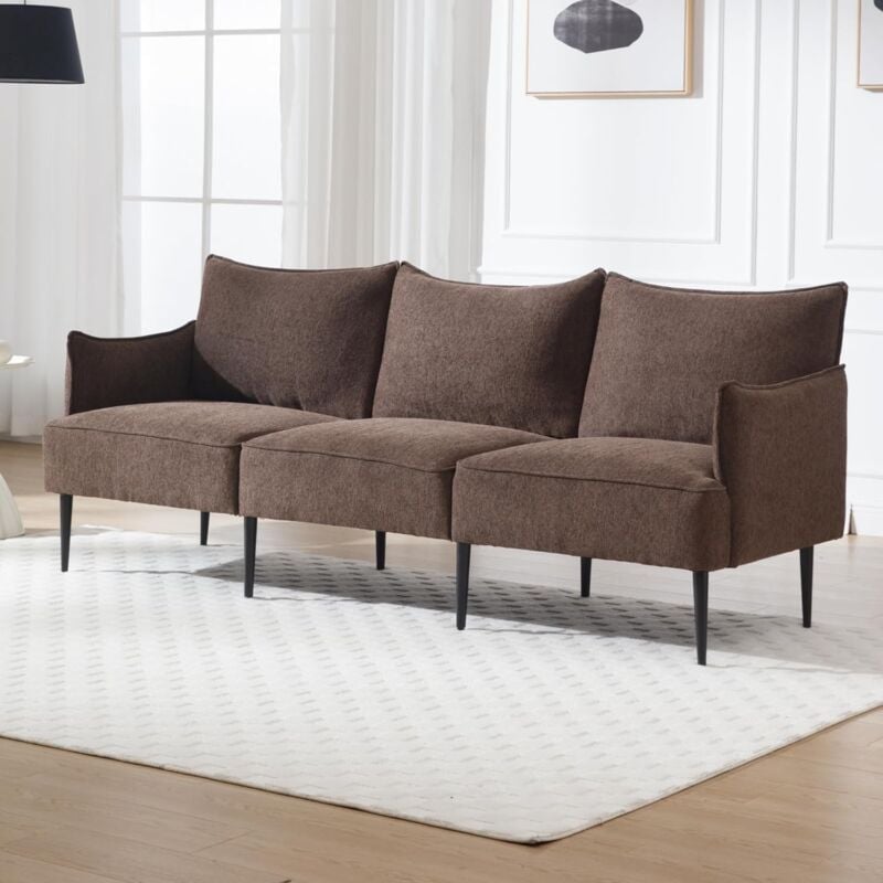 immagine 0 del prodotto wahson office chairs wahson divani, divani dritti 3 posti in tessuto divano modulare componibile divano moderno design con gambe in metallo divani