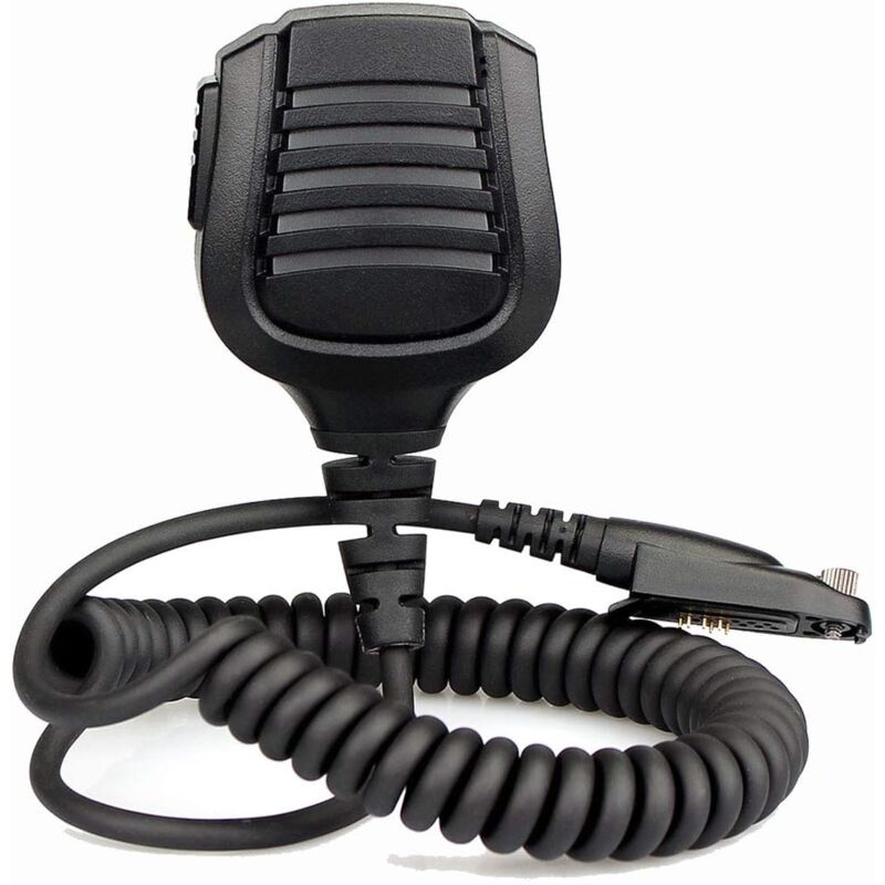 foto del prodotto walkie talkie microfono altoparlante ip54 impermeabile compatibile con retevis rt648 rt82 rt29 rt87 walkie talkie compatibile con ailunce hd1 dmr