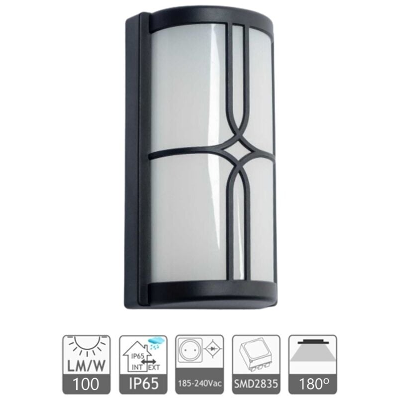 foto del prodotto wall a led applice auckland da 20 w outdoor ip65 3000k applici esterni jandei