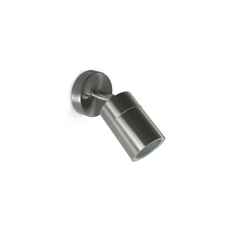 foto del prodotto wall applique orientabile gu10 ac220 240v 7w max 35w acciaio inossidabile 316l ip44 ik08 60m m