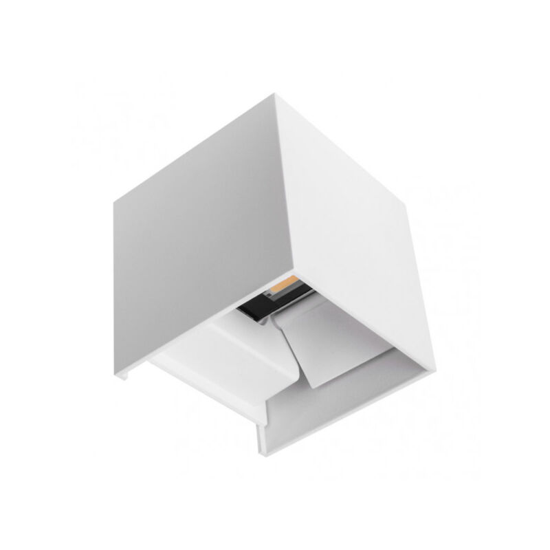 foto del prodotto wall light wall de wall 10w 3000k segment white ip65 10x10x10cm aluminium 800lm orientable fabrilamp