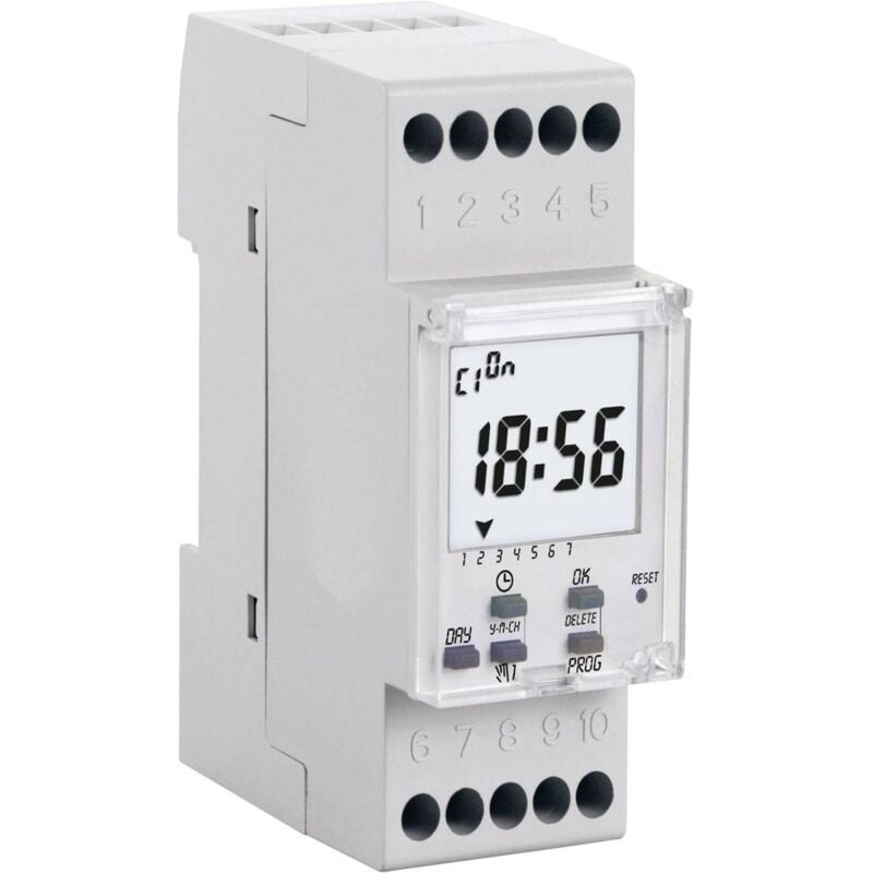 foto del prodotto wallair 1io7081 temporizzatore digitale settimanale 3500 w ip20 riserva di carica