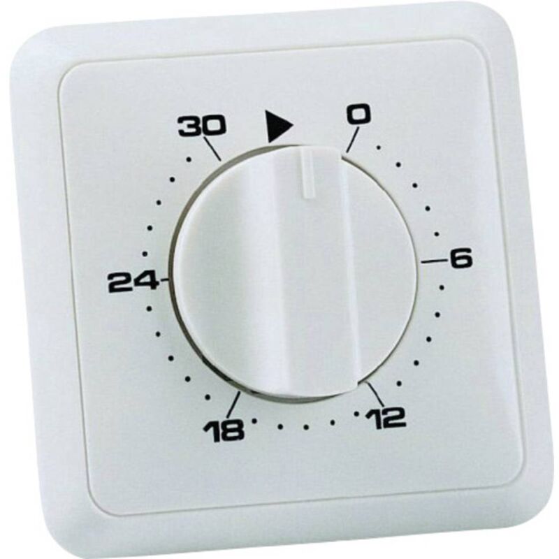 foto del prodotto wallair 20100249 timer da incasso analogico giornaliero 3680 w ip20 2 poli