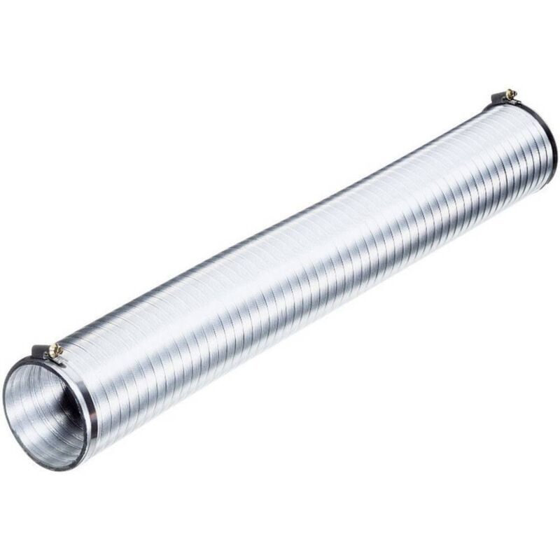 foto del prodotto wallair n51808 tubo di ventilazione flessibile alluminio x l 10 cm x 2.5 m argento