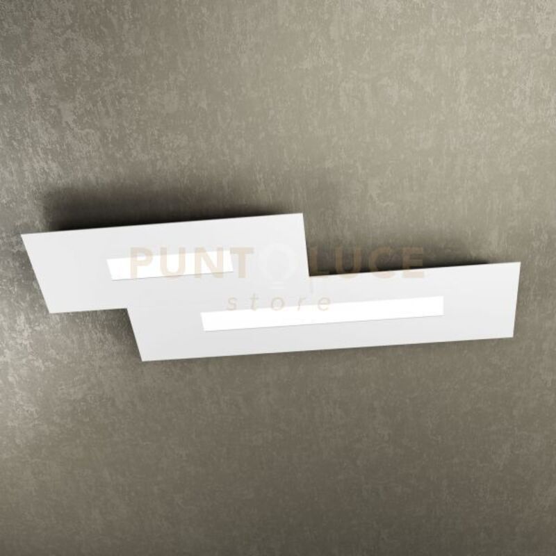 foto del prodotto wally applique plafoniera 2 luci composto da 1138 40 bi 1138 60 bi 1138 m2 bi