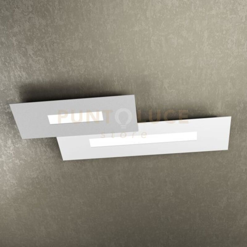 foto del prodotto wally applique plafoniera 2 luci composto da 1138 40 gr 1138 60 bi 1138 m2 bg