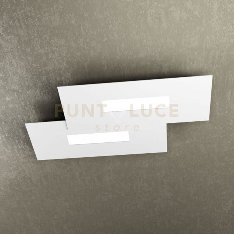 foto del prodotto wally applique plafoniera 2 luci composto da 2 pz. 1138 40 bi 1138 m1 bi