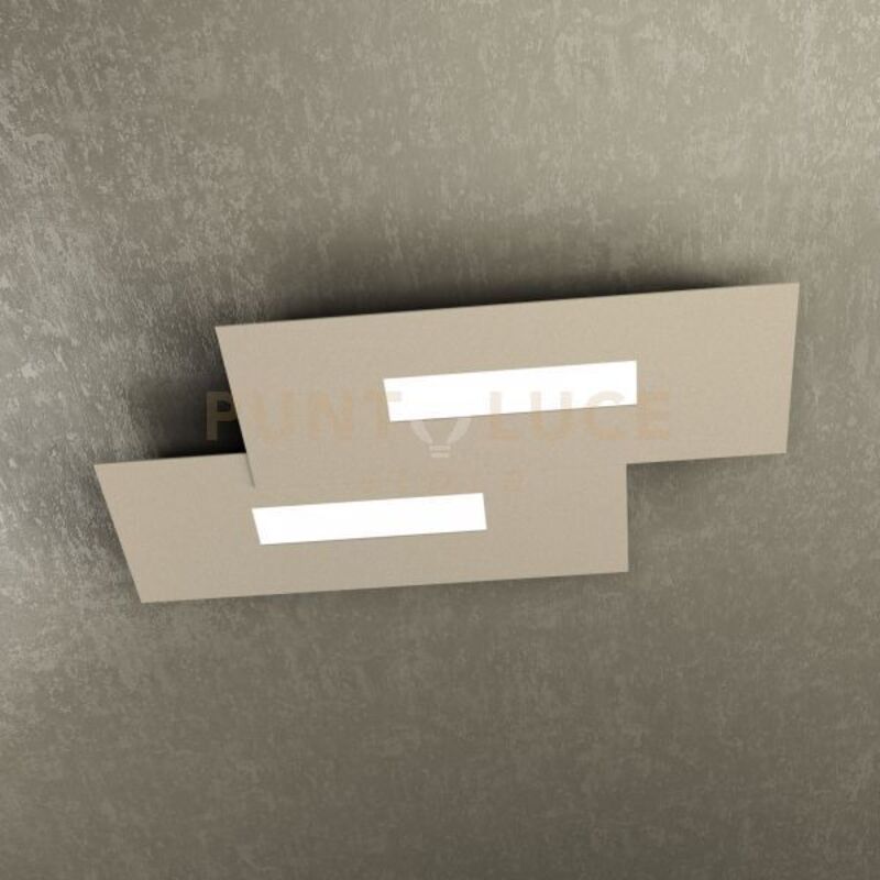 foto del prodotto wally applique plafoniera 2 luci composto da 2 pz. 1138 40 sa 1138 m1 sa