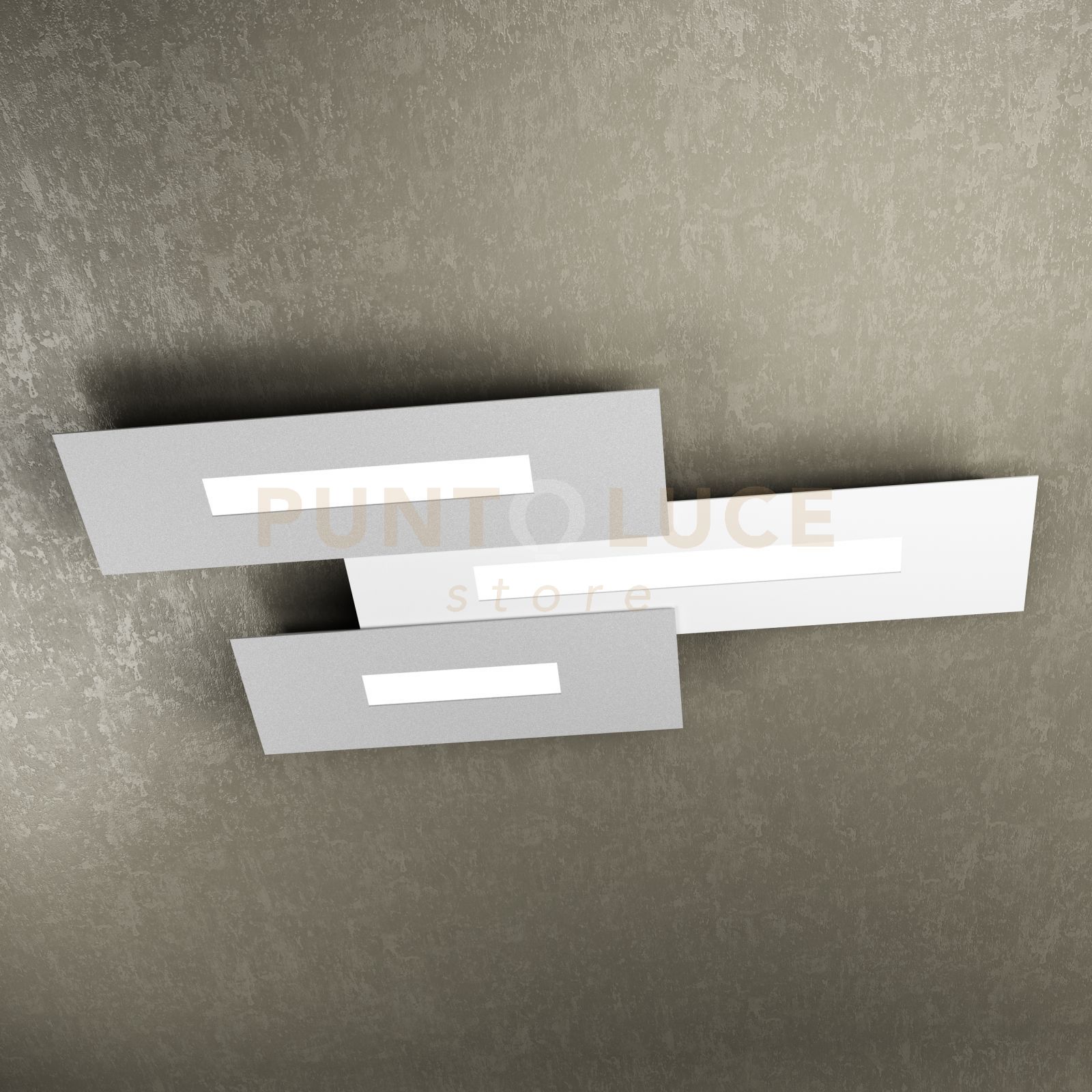 foto del prodotto wally applique-plafoniera 3 luci composto da 1138-40-gr 1138-50-gr 1138-60-bi 1138-m3-bg